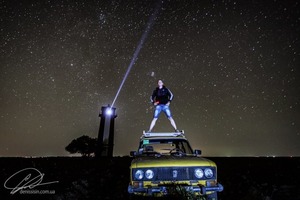 Николаевец показал метеорный поток Персеиды