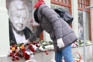 Похорон Олега Табакова. Як це було (фоторепортаж)