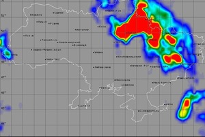 В воскресенье в Украине пройдут дожди с грозами.