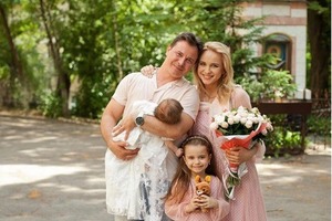 Лилия Ребрик показала фото с крестин дочери