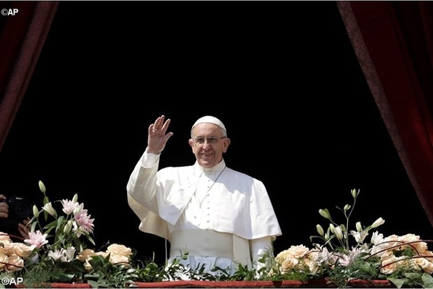Папа Римский пожелал Украине обрести согласие
