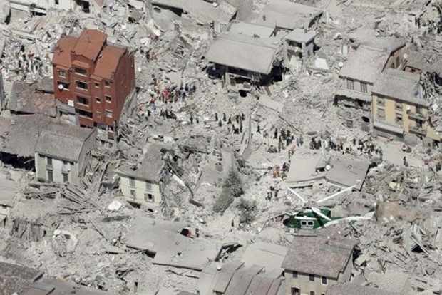 Землетрус в Італії опустив земну поверхню на 70 см