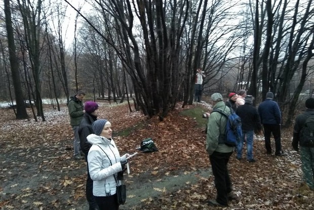 В Голосеевском парке снесли забор на месте самозахвата земли 