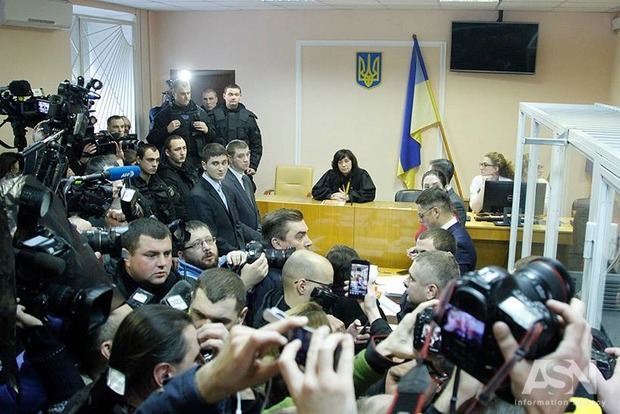 Печерский суд начал заседание по делу Саакашвили