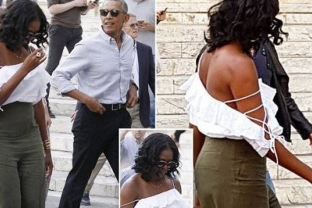 Мишель Обама в коротких шортах побыла на подтанцовке у Бейонсе