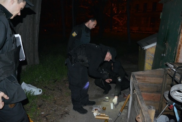 В Одессе полиция нашла рюкзак со взрывчаткой