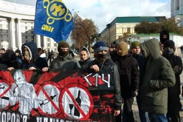 «Конопляний марш» у Києві закінчився бійкою