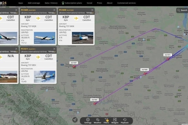МАУ виводить літаки з України на вимогу лізингодавця