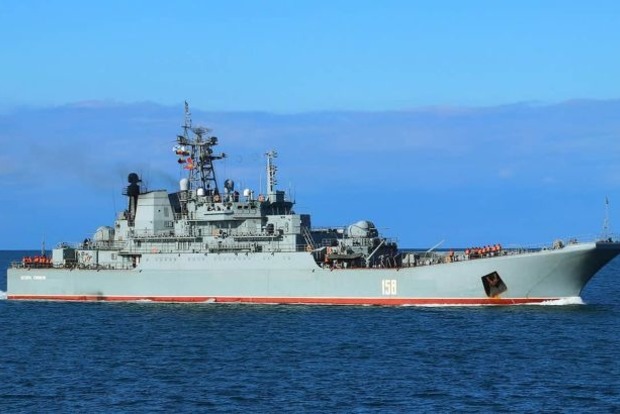 Офіційно. Ще один російський корабель пішов на... дно. Цього разу знищено БДК Цезар Куніков