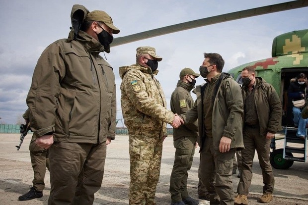 Зеленский прибыл с рабочей поездкой на Донбасс