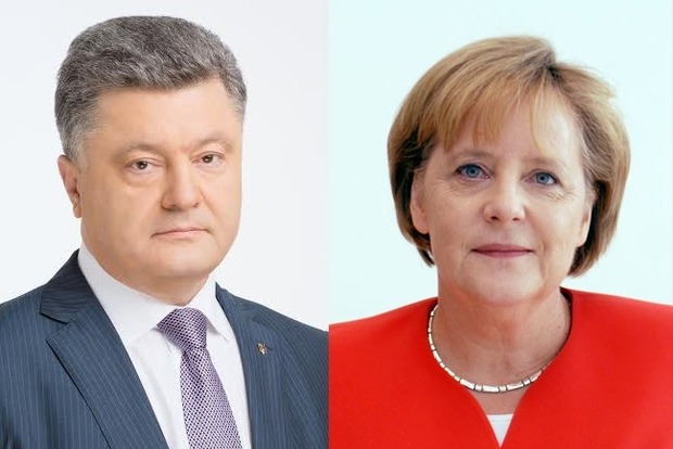Порошенко и Меркель договорились о встрече глав МИД «нормандской четверки»