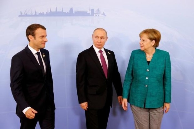 Меркель, Макрон и Путин подтвердили важность перемирия на Донбассе