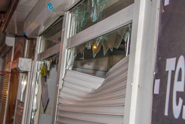 В Киеве в ходе погрома лотерейных киосков пострадали 10 человек