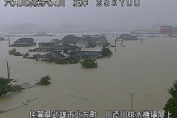 Наводнение в Японии, объявлено об эвакуации 2000000 человек
