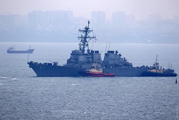 В порт Одессы прибыл американский эсминец