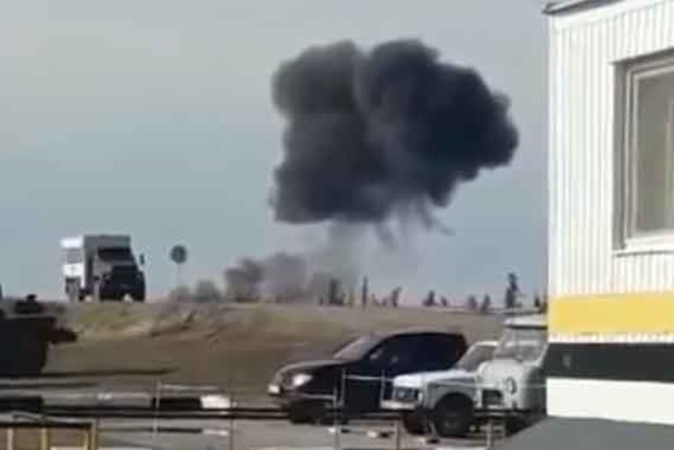 Крушение вертолета в России. Появилось первое видео