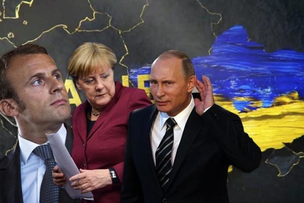 Меркель и Макрон за завтраком обсудят с Путиным ситуацию в Украине