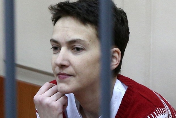 Савченко отказалась от пользования душем и умывальником