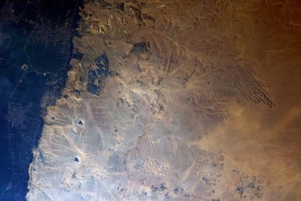 Астронавт ESA опубликовал фото пирамид Египта с борта МКС