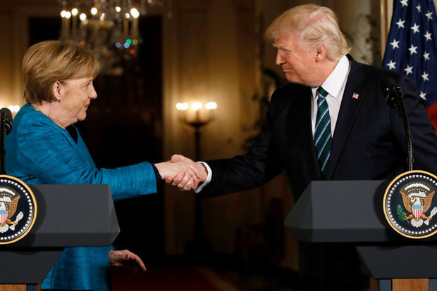 Меркель після переговорів з Трампом: Тема України обговорювалася
