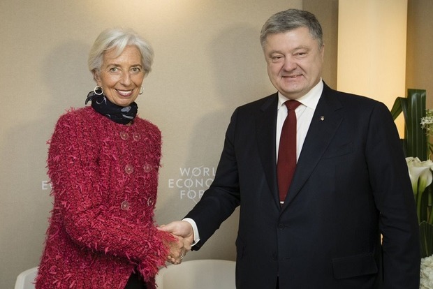 Порошенко провел переговоры с Лагард и надеется на эффективное сотрудничество с МВФ