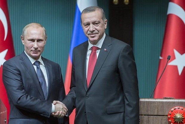 Президент Турции прибыл в Санкт-Петербург на встречу с Путиным