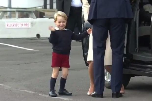 Маленький принц Джордж, прощаясь с Канадой, привел публику в восторг 