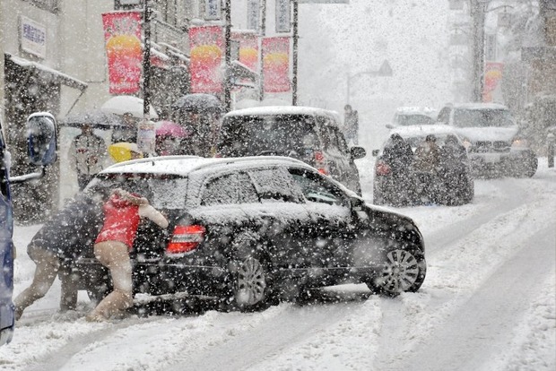 У Києві очікується від п'яти до десяти сантиметрів снігу