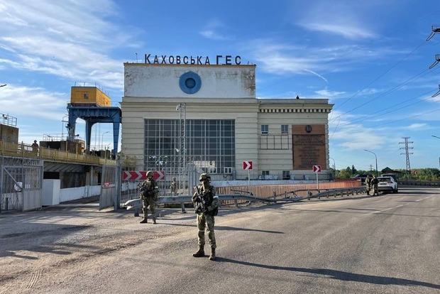 Фашистская россия продолжает подготовку провокации на Каховской ГЭС