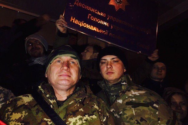 Коханивского и других задержанных в Киеве протестующих выпустили из райотдела полиции
