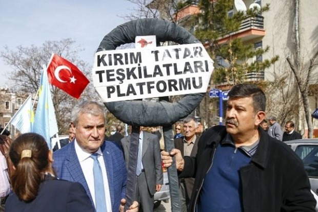 В Турции прошла акция против аннексии Крыма