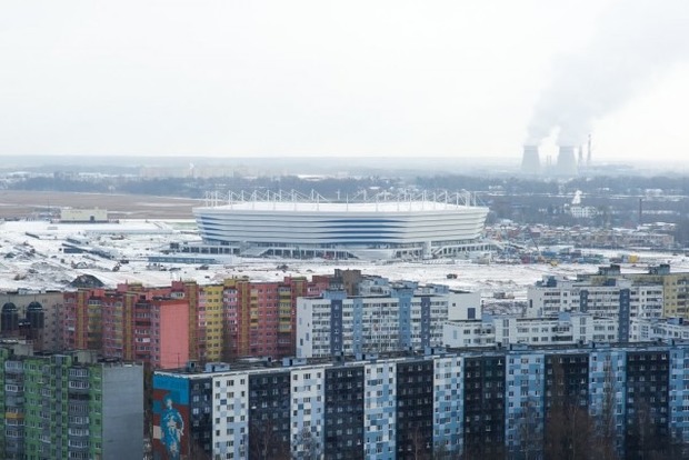 Стадион ЧМ-2018 в России начал уходить под землю