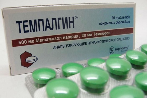 В Україні заборонили продаж таблеток «Темпалгін» виробництва Болгарії