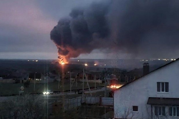 На россии снова проблемы с курением - сгорел очередной склад боеприпасов в Белгородской области