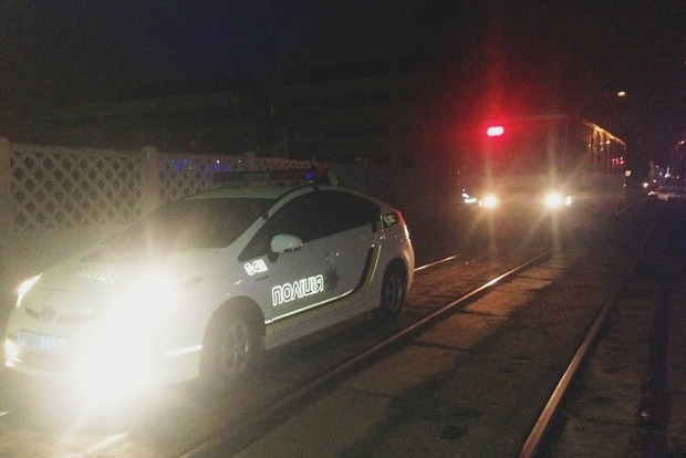 Киевские патрульные остановили трамвай под управлением пьяного водителя