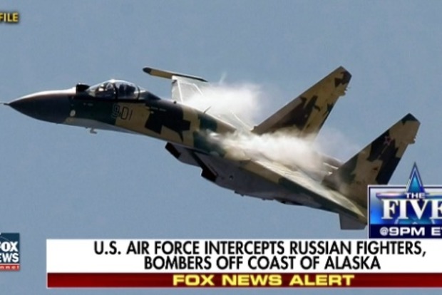 США повторно подняли истребители для россиян возле Аляски 