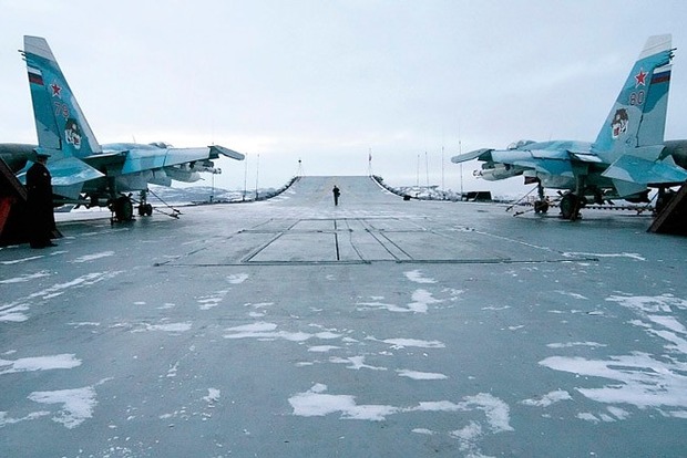 Самолеты авианосца «Адмирал Кузнецов» вернулись домой