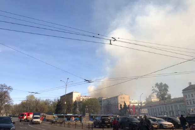 В центре Москвы потушен‍ масштабный пожар 