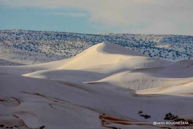 Сахару засыпало снегом: завораживающие фото‍