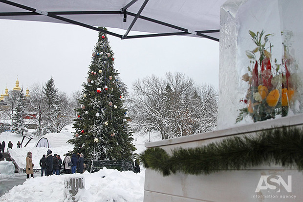 В Киеве продлили работу пункта приема новогодних елок