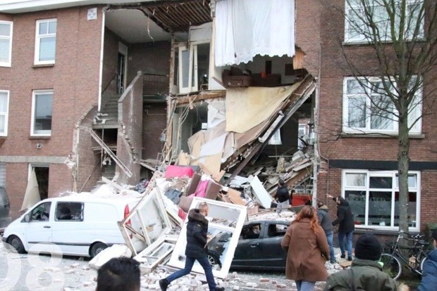 Взрывом в Гааге обрушило несколько домов   