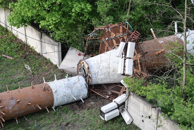 В Харькове нет эфирного телевидения после разрушения телебашни ракетой Х-59 — губернатор