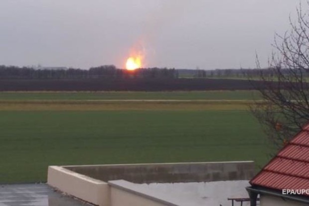 Момент взрыва на австрийской газовой станции попал на видео