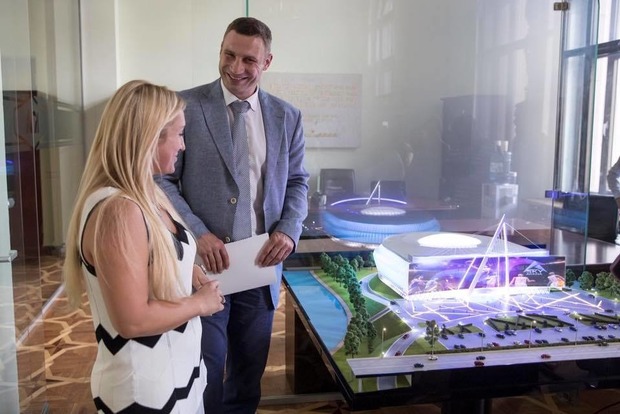 Кличко обещает построить в Киеве стадион-трансформер за 270 млн грн