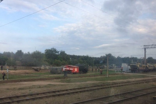 Росіяни в Білорусі втопили танк під час навчань «Захід-2017»