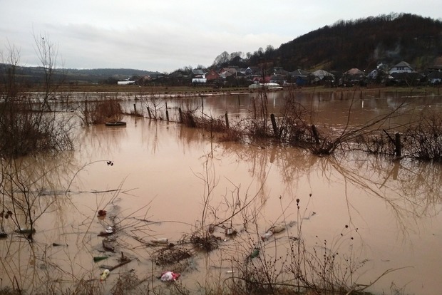 На Закарпатье в результате прорыва дамбы затопило пять сел