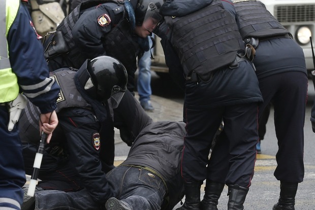 У Москві поліція затримала понад 40 осіб