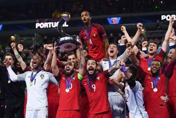Сборная Португалии впервые стала чемпионом Европы по футзалу