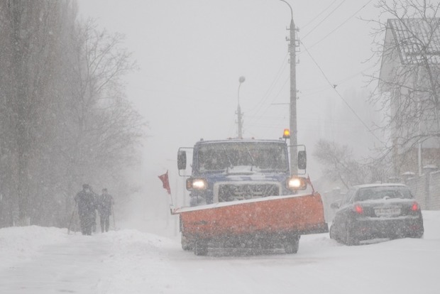 На Киев надвигается новый снегопад
