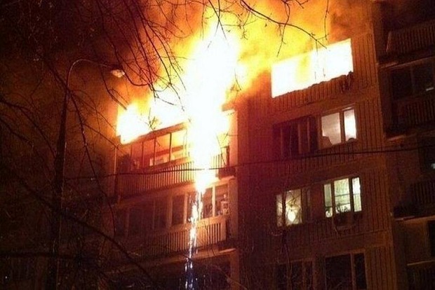 В Киеве пожар уничтожил квартиру известной украинской ведущей